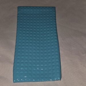 Textured Turquoise Eye glass sleeve case